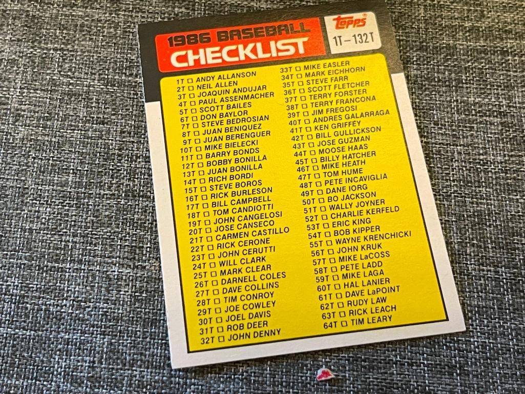 COMPLETE 1986 TOPPS TRADED BASEBALL CARD SET INCLUDES ORIGINAL BOX AND CHECKLIST CARD - 6