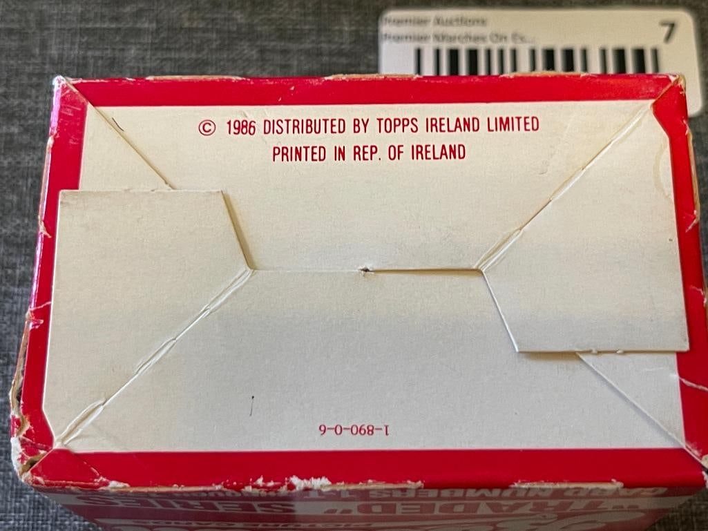 COMPLETE 1986 TOPPS TRADED BASEBALL CARD SET INCLUDES ORIGINAL BOX AND CHECKLIST CARD - 7
