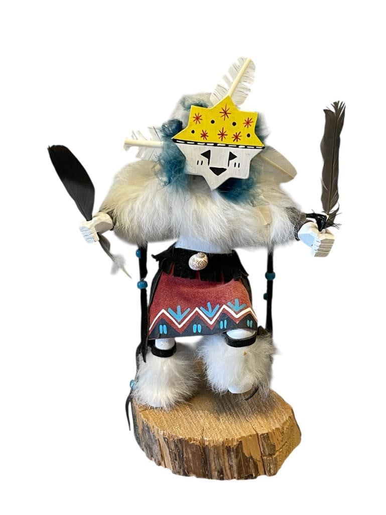 JONNYE YTSO STARFACE HAND CRAFTED NATIVE AMERICAN HOPI KACHINA DOLL (1 of 8)