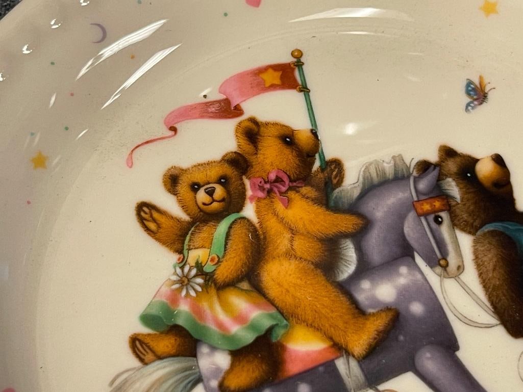 LENOX CHINA BEARS HEIRLOOM CHINA BABY PLATE, BOWL, AND CUP - 6