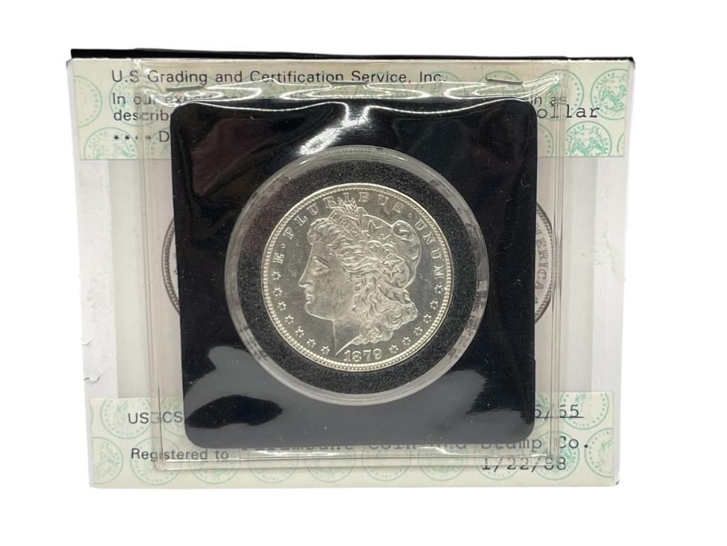 1879-S U.S. MORGAN SILVER DOLLAR "PROOFLIKE" (1 of 8)