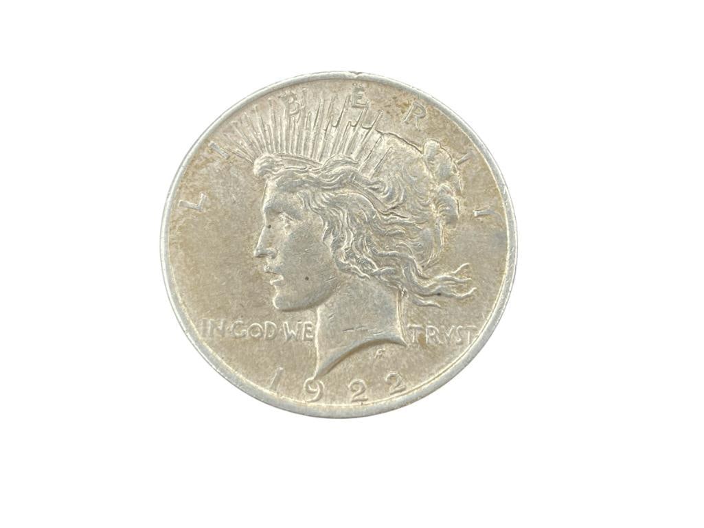 1922 U.S. PEACE SILVER DOLLAR (1 of 6)