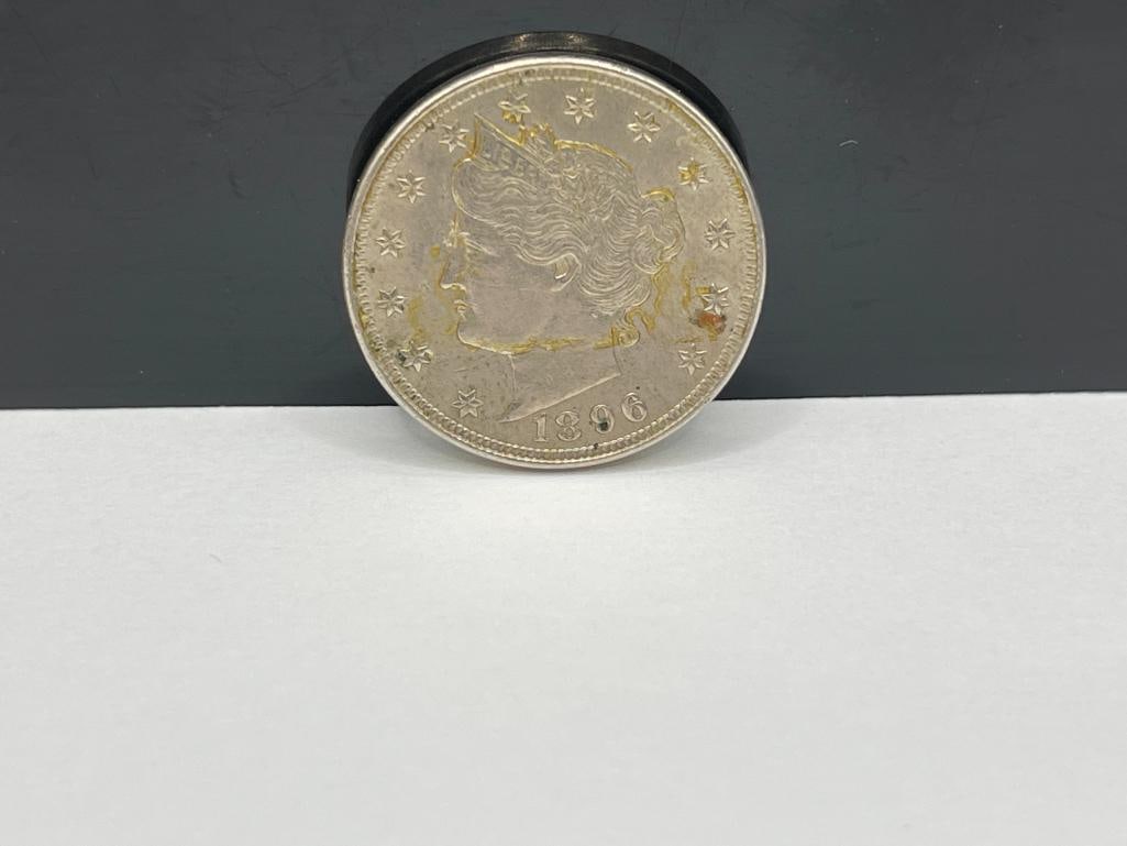 1896 U.S. LIBERTY "V" NICKEL - 3