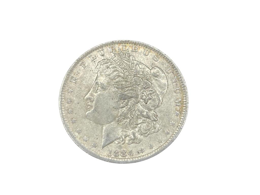 1884-O U.S. MORGAN SILVER DOLLAR (1 of 6)