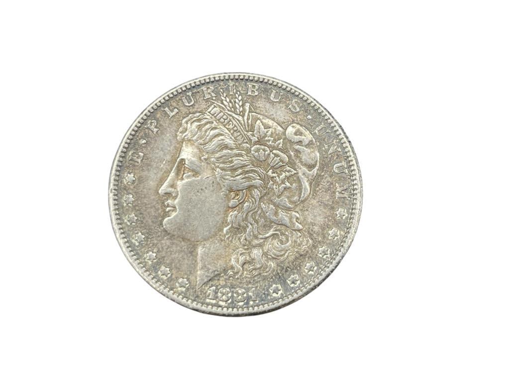 1881-S U.S. MORGAN SILVER DOLLAR (1 of 6)