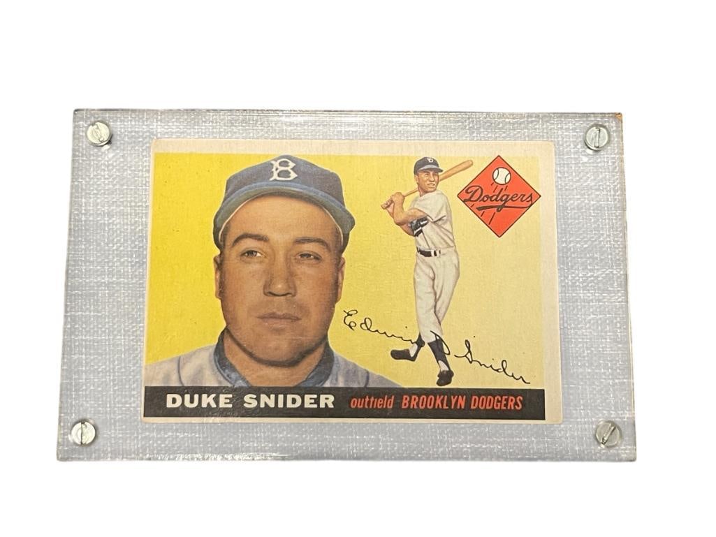 1955 TOPPS DUKE SNIDER #210 BASEBALL CARD (1 of 7)
