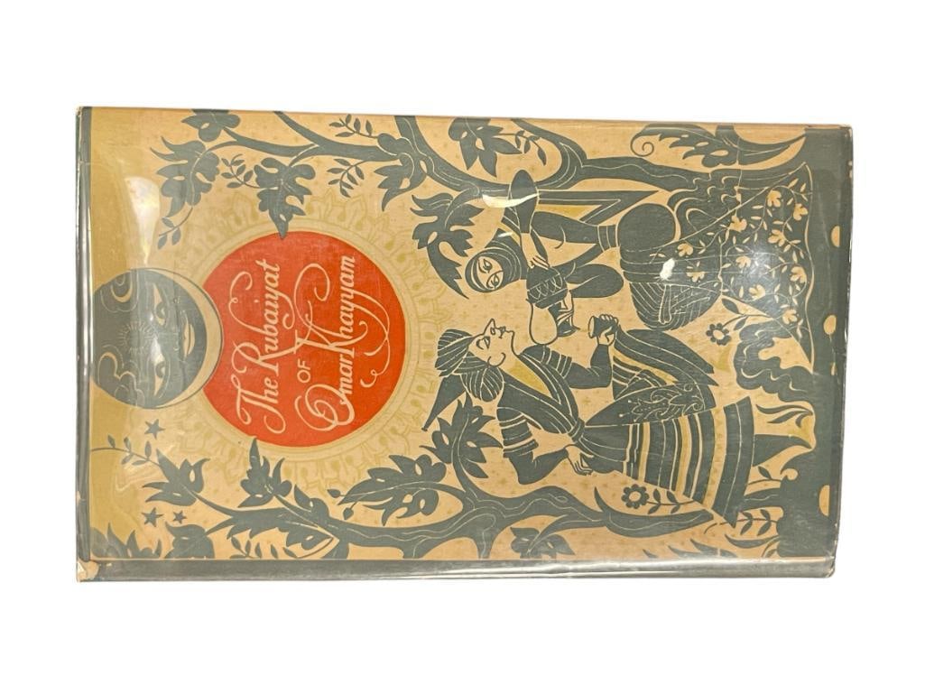 MID-20TH CENTURY THE RUBAIYAT OF OMAR KHAYYAM ILLUSTRATED BY VERA BOCK: HARD COPY WITH DUST JACKET 4 1/2" X 7 1/2" 