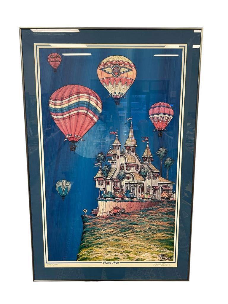 FRED BONN AMERICAN ARTIST LIMITED EDITION PRINT TITLED FLYING HIGH NO. 26/300 (1 of 10)
