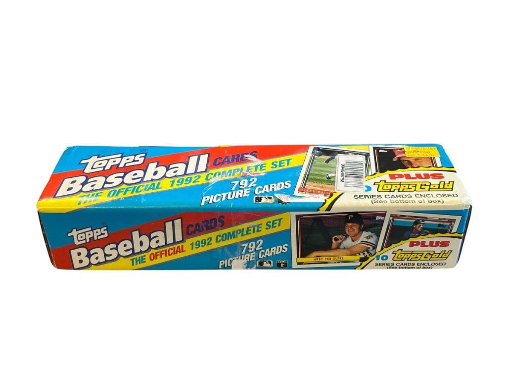 1992 TOPPS BASEBALL CARD SET PLUS 10 TOPPS GOLD SERIES SET (1 of 7)