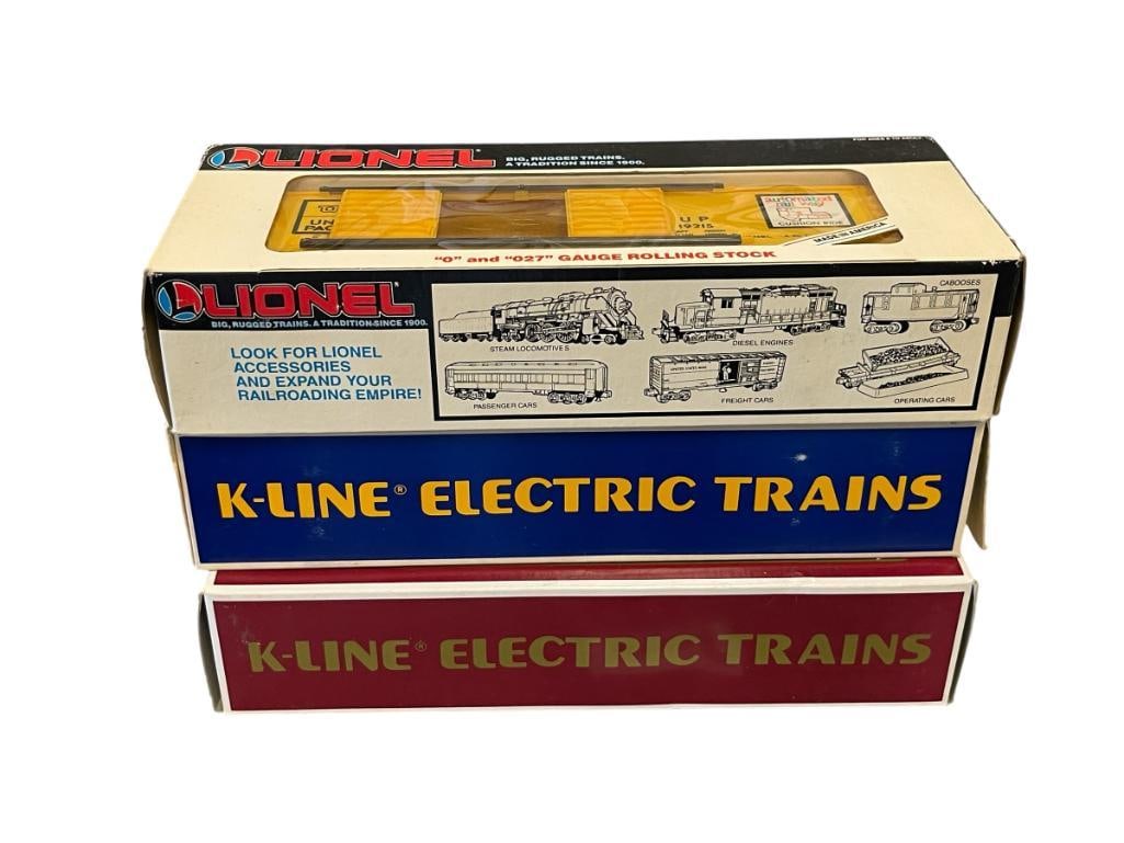 LIONEL / K-LINE O / O27 GAUGE TRAINS CARS (1 of 12)
