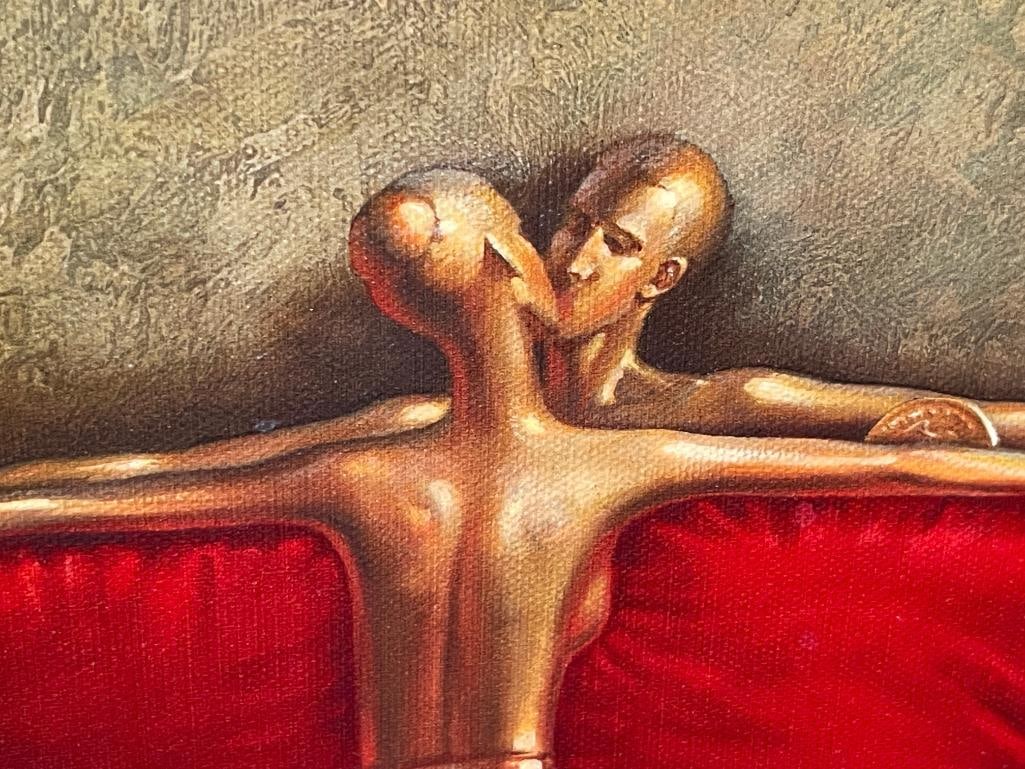 VLADIMIR KUSH METAPHORICAL REALISM LIMITED EDITION PRINT TITLED RED PURSE NO. 123/500 - 3