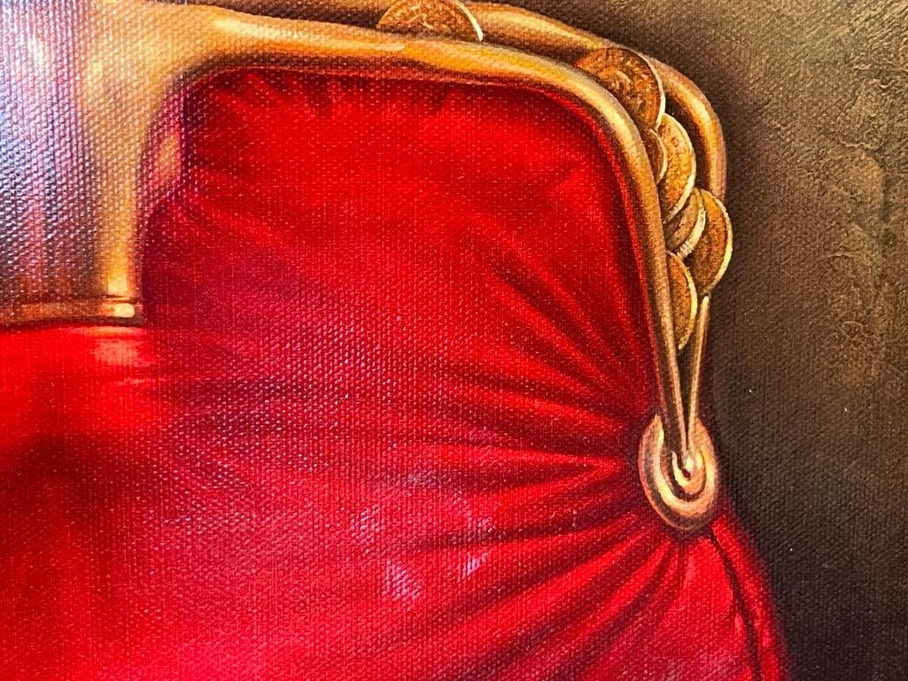 VLADIMIR KUSH METAPHORICAL REALISM LIMITED EDITION PRINT TITLED RED PURSE NO. 123/500 - 4