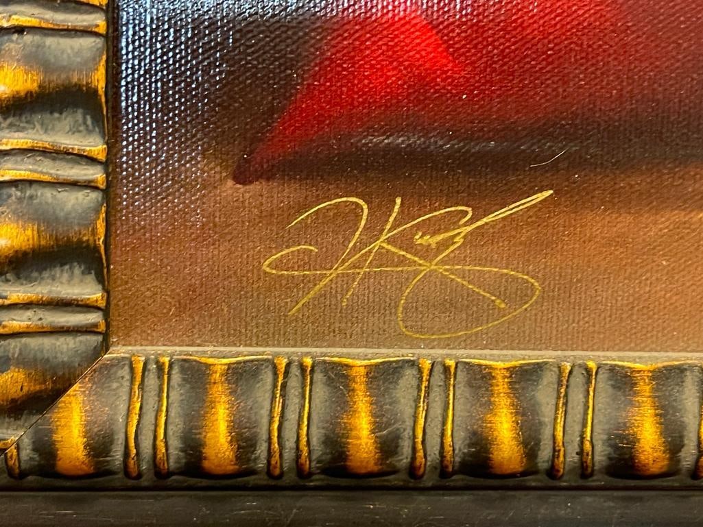 VLADIMIR KUSH METAPHORICAL REALISM LIMITED EDITION PRINT TITLED RED PURSE NO. 123/500 - 6