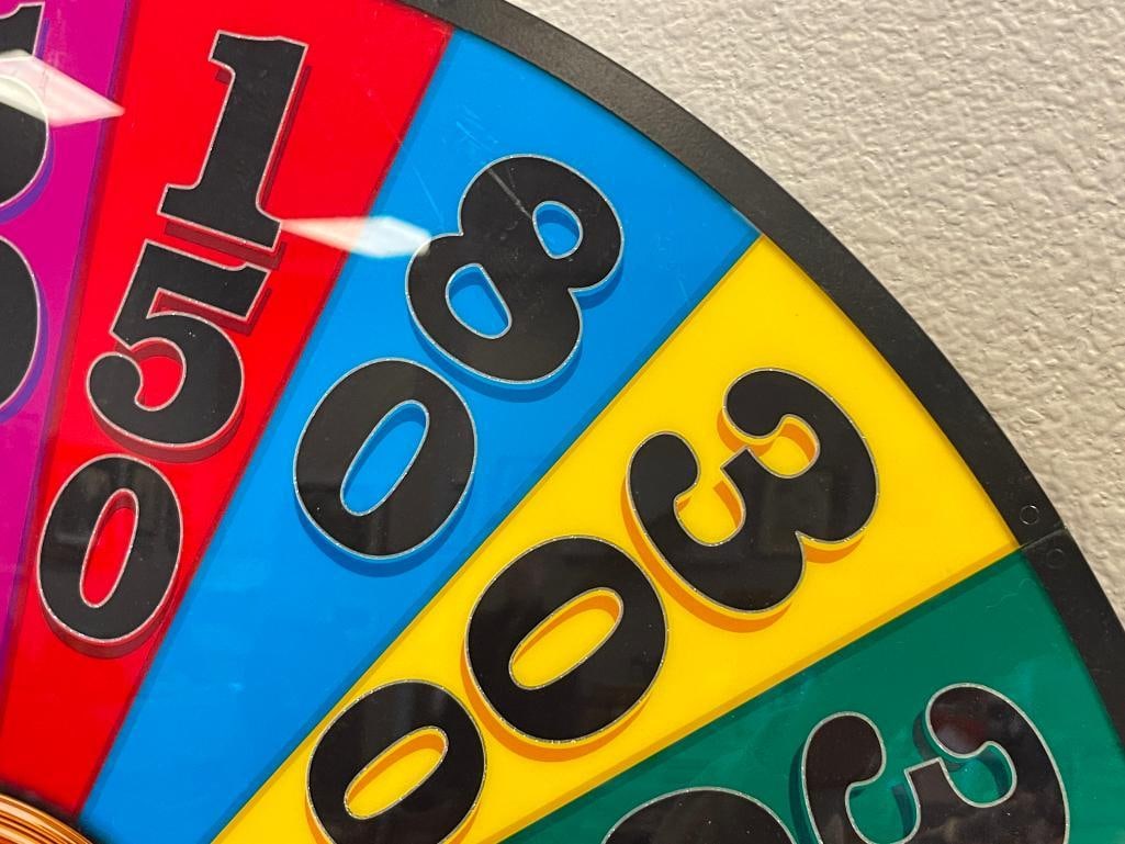 WHEEL OF FORTUNE ACRYLIC GAME WHEEL REPLICA - 3