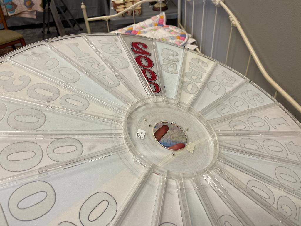 WHEEL OF FORTUNE ACRYLIC GAME WHEEL REPLICA - 5