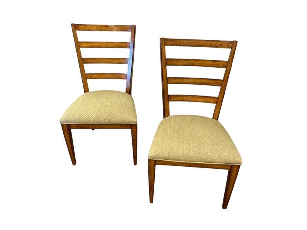 ETHAN ALLEN TANGO LADDER BACK STYLED CONTEMPRARY SIDE CHAIRS (1 of 6)