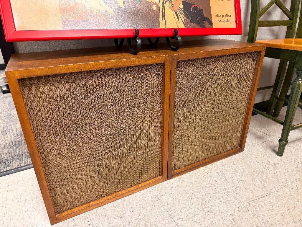 PAIR OF VINTAGE WHARFEDALE 70 MODEL NO. W70 STEREO SPEAKERS - 3