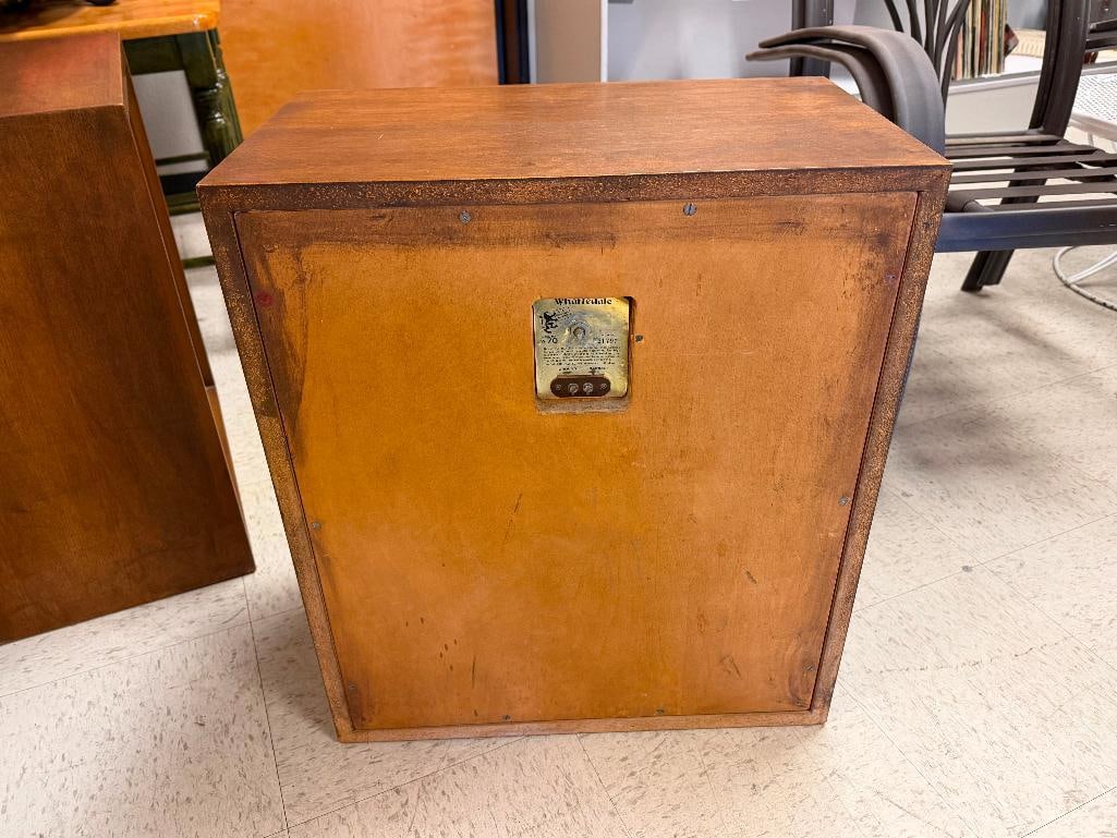 PAIR OF VINTAGE WHARFEDALE 70 MODEL NO. W70 STEREO SPEAKERS - 7