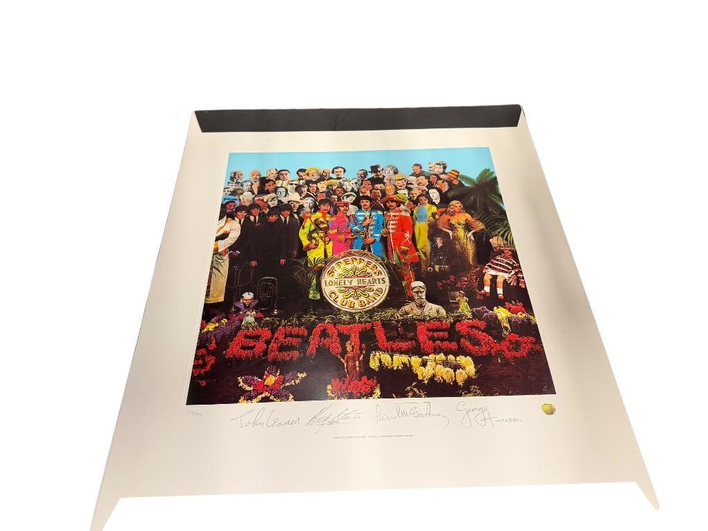 TWO 1993 APPLE CORPS LIMITED BEETLES LIMITED EDITION ALBUM ART NUMBERED PRINTS (1 of 12)