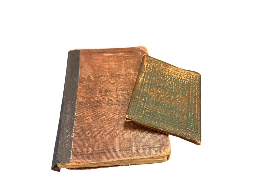 LITTLE LEATHER LIBRARY COURTSHIP OF MILES STANDISH A SHORT EXPOSITION OF SMALL CATECHISM (1 of 12)