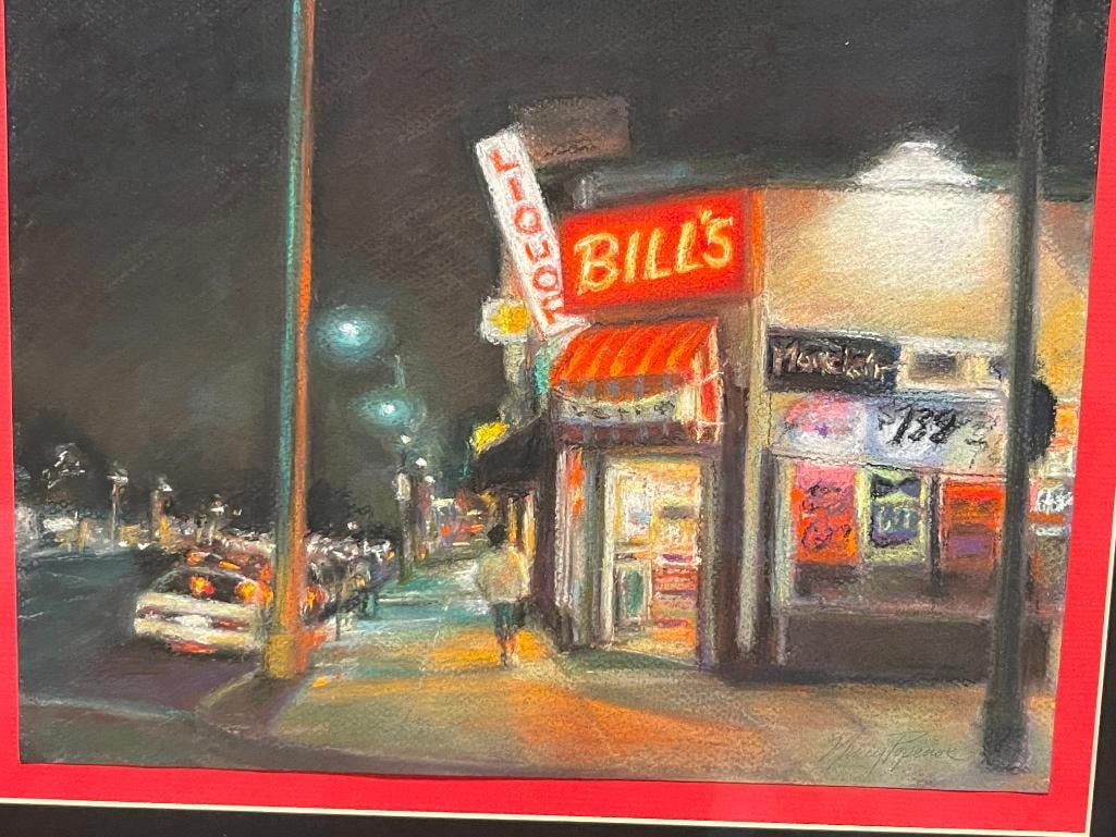 NANCY POPENOE KANSAS CITY BORN / LOS ANGELES ARTIST ORIGINAL PASTEL ON PAPER - 2