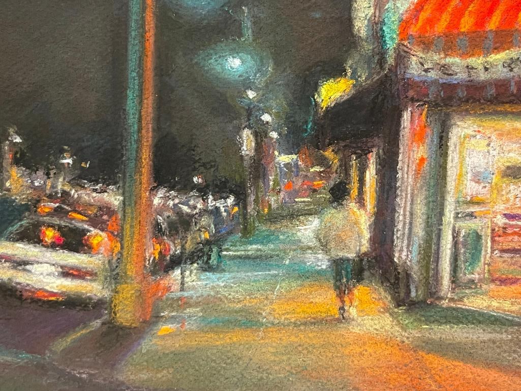 NANCY POPENOE KANSAS CITY BORN / LOS ANGELES ARTIST ORIGINAL PASTEL ON PAPER - 4