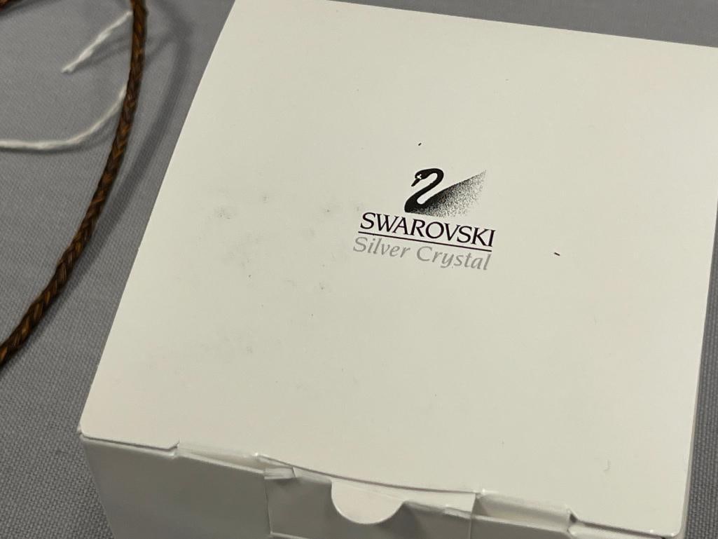 SWAROVSKI SILVER CRYSTAL FACETED FIGURINE OF A CHIMPANZEE NO. 7618NR000001 - 5