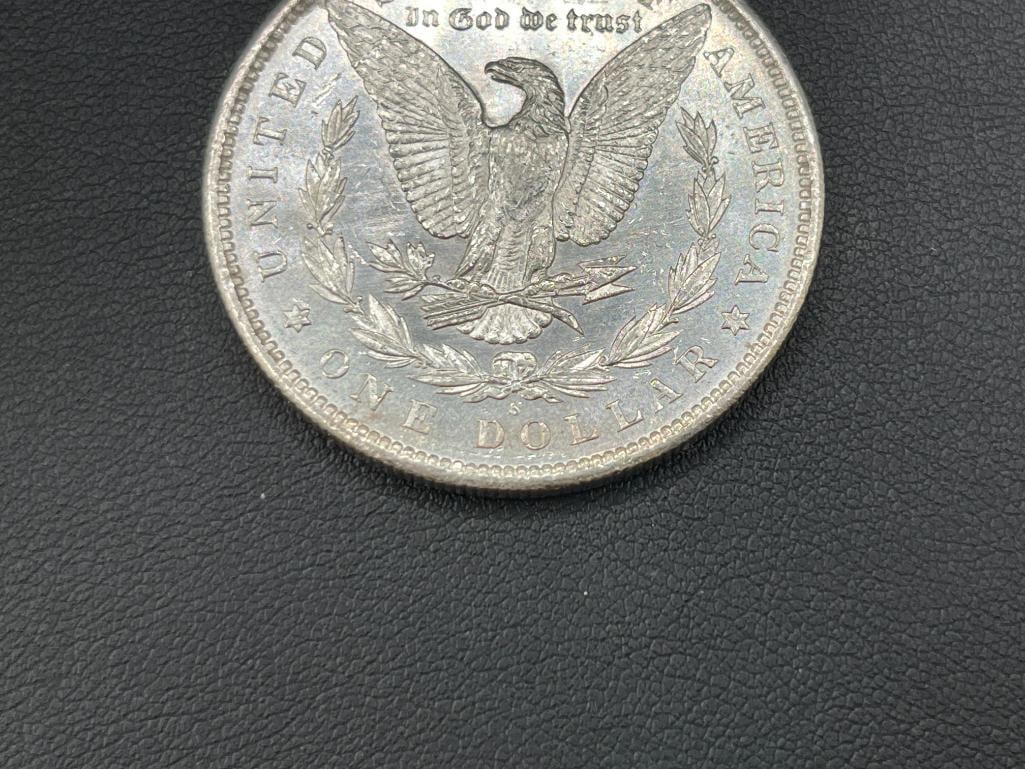 1898-S U.S. MORGAN SILVER DOLLAR BU - 6