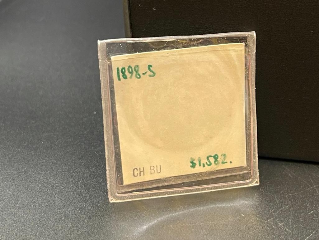 1898-S U.S. MORGAN SILVER DOLLAR BU - 7