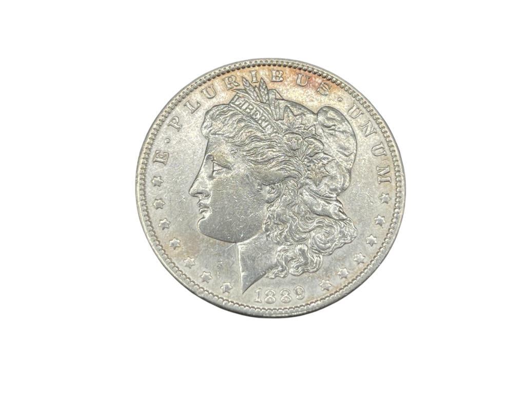 1889 U.S. MORGAN SILVER DOLLAR (1 of 6)