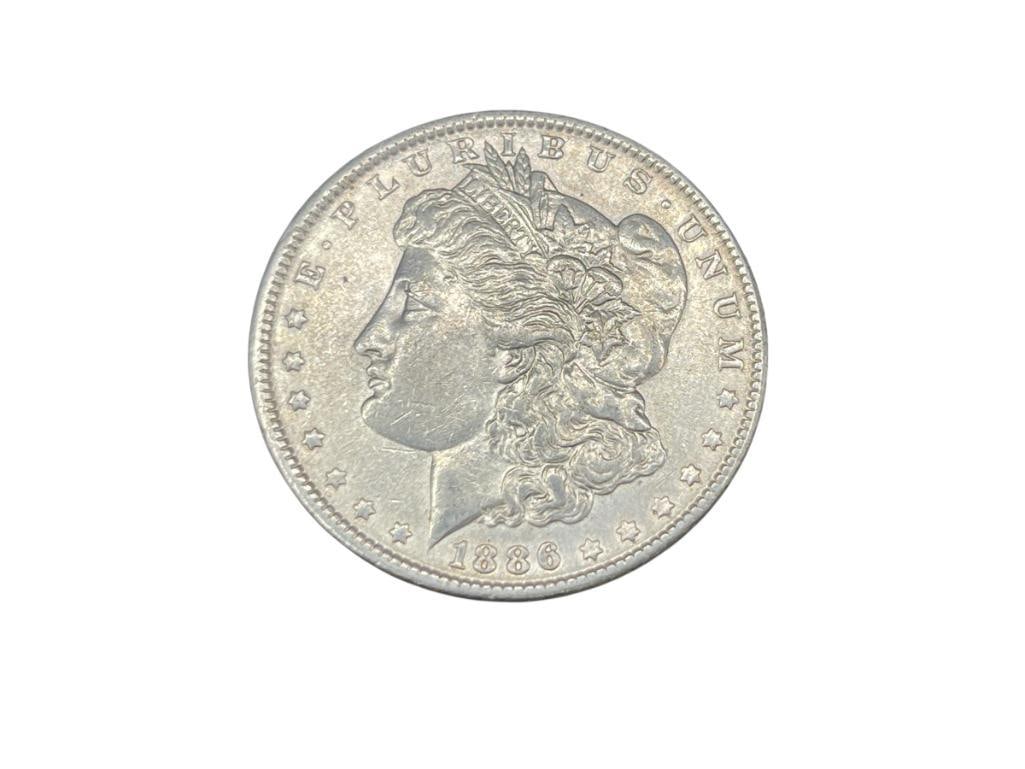 1886 U.S. MORGAN SILVER DOLLAR (1 of 6)