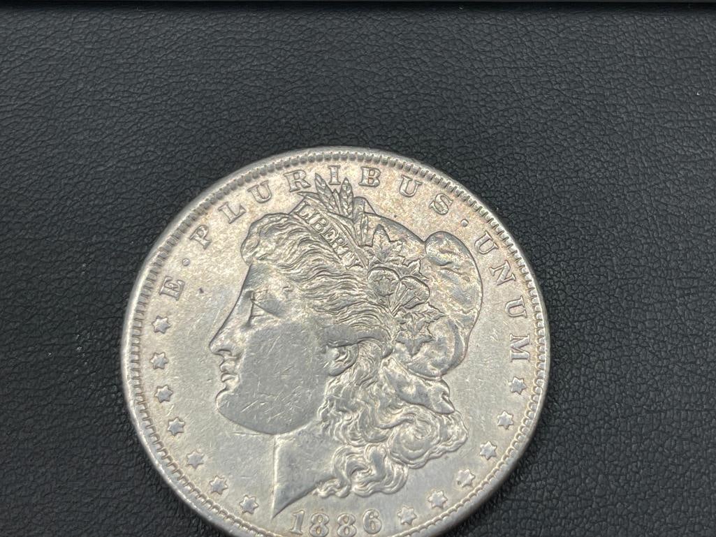 1886 U.S. MORGAN SILVER DOLLAR - 2
