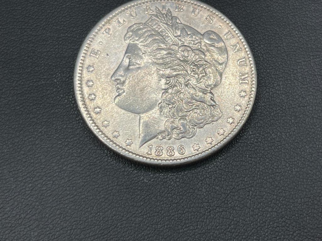 1886 U.S. MORGAN SILVER DOLLAR - 3