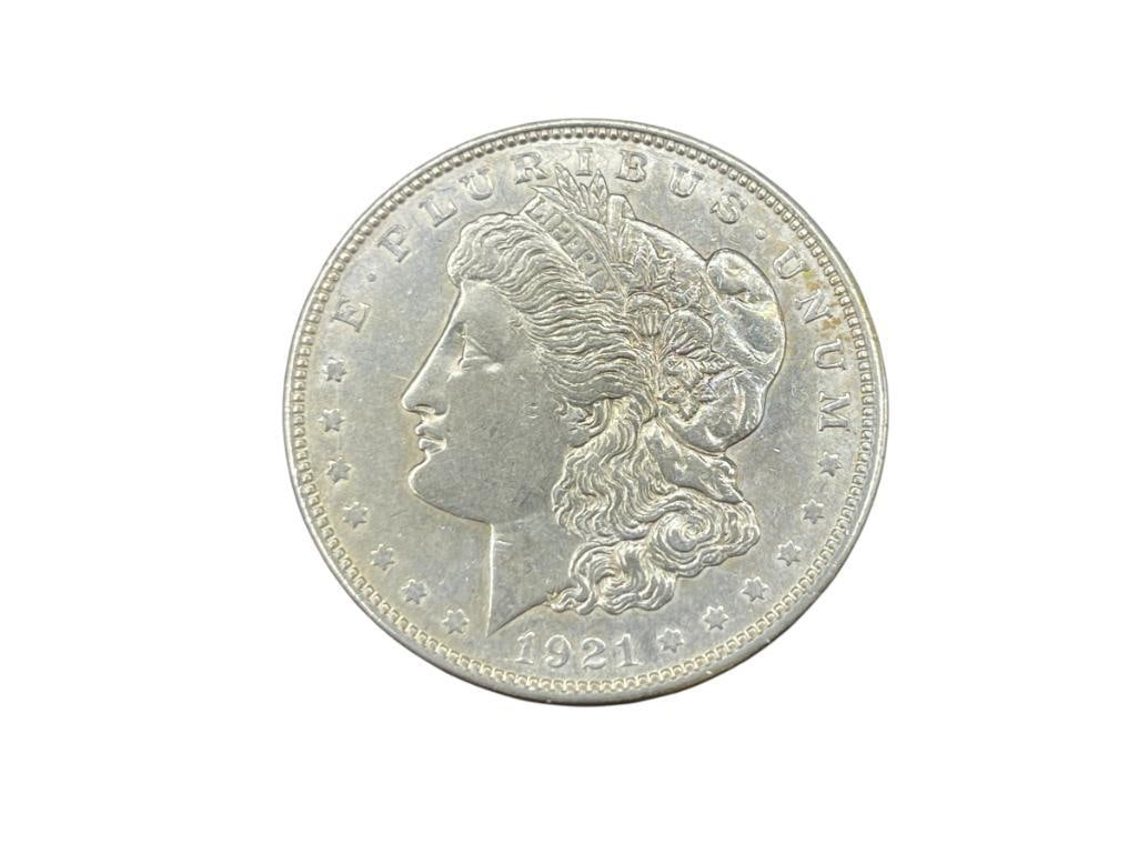 1921-S U.S. MORGAN SILVER DOLLAR (1 of 6)