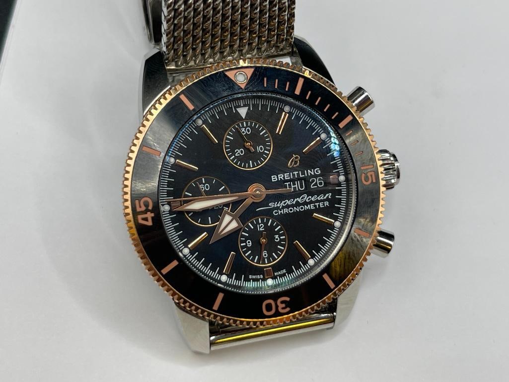 BREITLING SUPER OCEAN CHRONOMETER WRISTWATCH - 5
