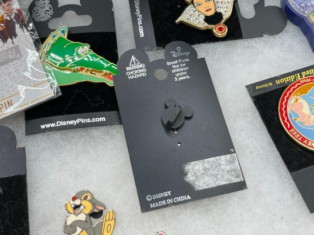 39 DISNEY ASSORTED CHARACTER PINS FEATURING MOST WITH MICKEY MOUSE BACK SLIDES - 10