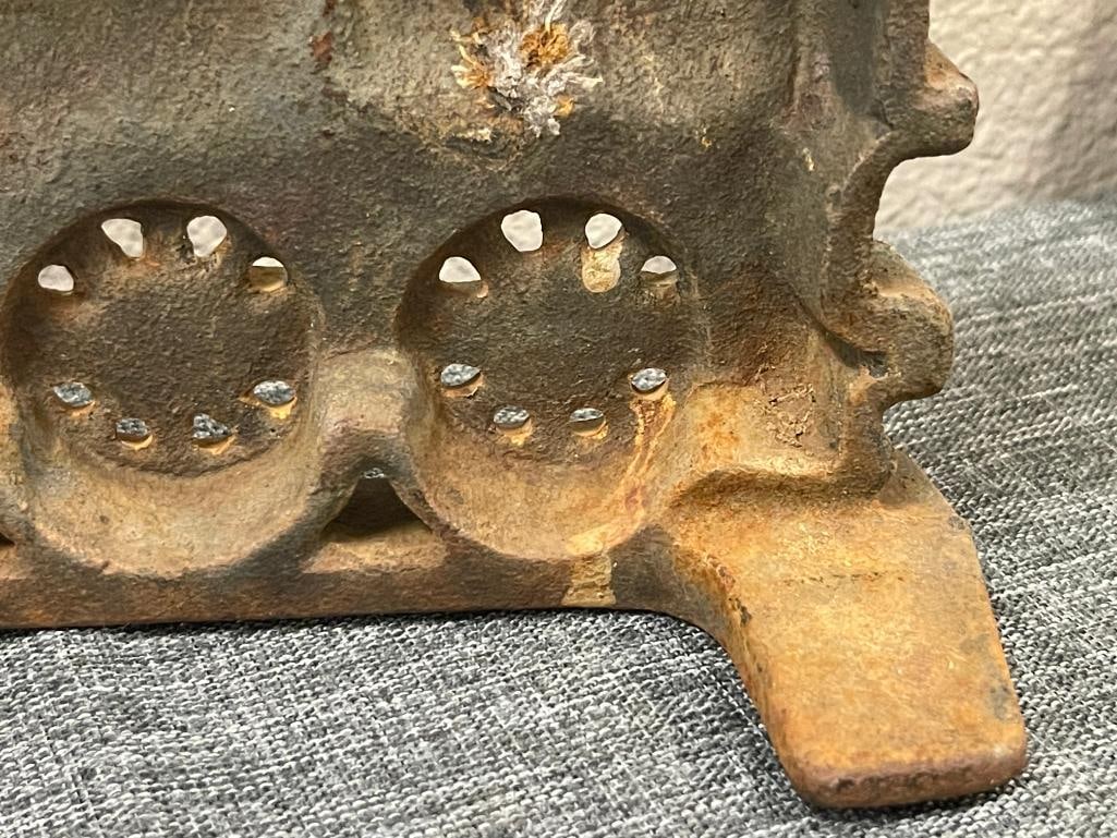 VINTAGE CAST IRON LOCOMOTIVE DOOR STOP - 6