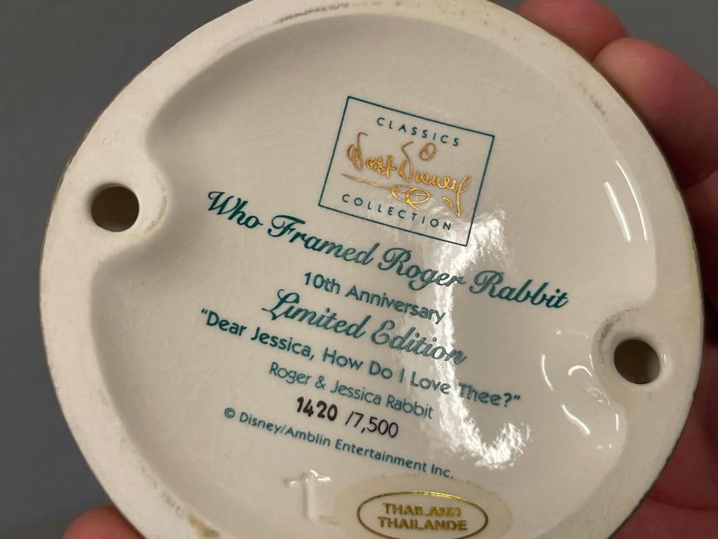 WALT DISNEY CLASSICS COLLECTION WHO FRAMED ROGER RABBIT LIMITED EDITION PORCELAIN FIGURINE - 9