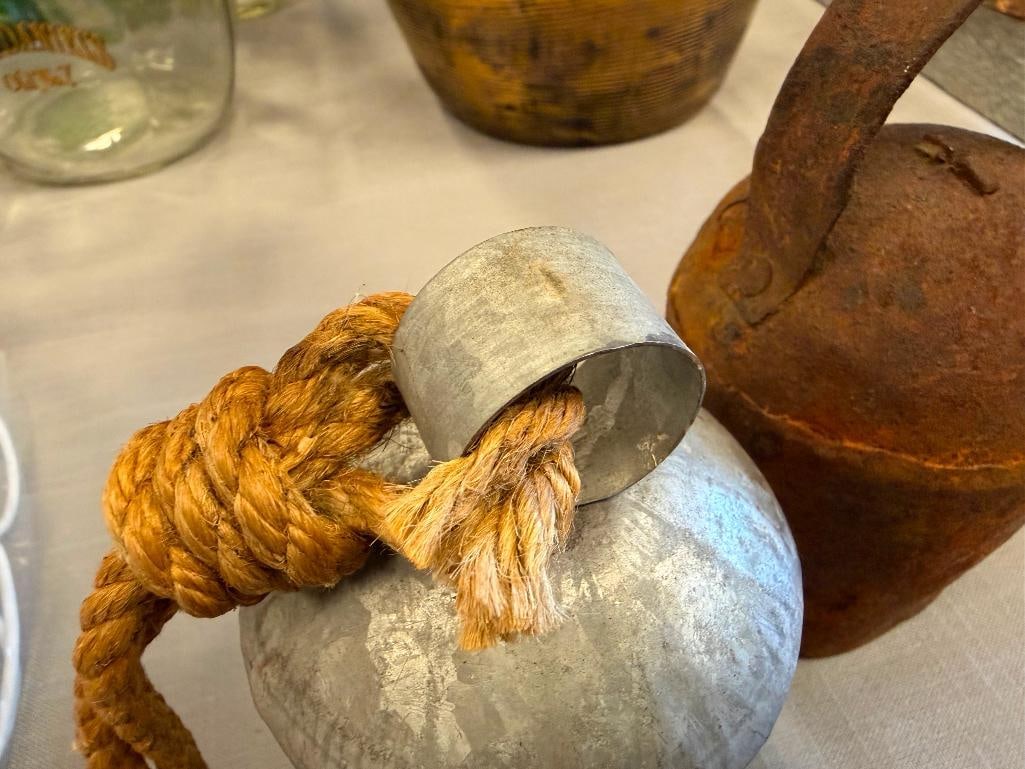 VINTAGE AND ANTIQUE LIVESTOCK / CATTLE / COW BELLS - 5