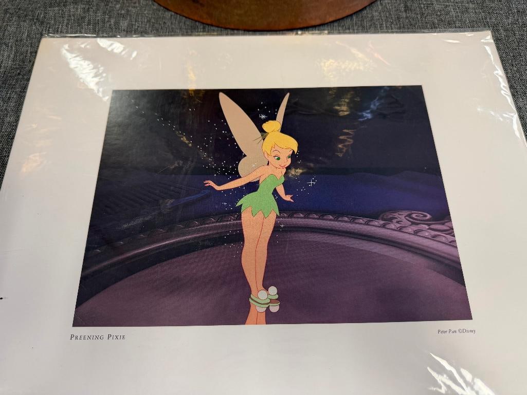 DISNEY CHARACTER TINKERBELL PRINT TITLED PREENING PIXIE - 10