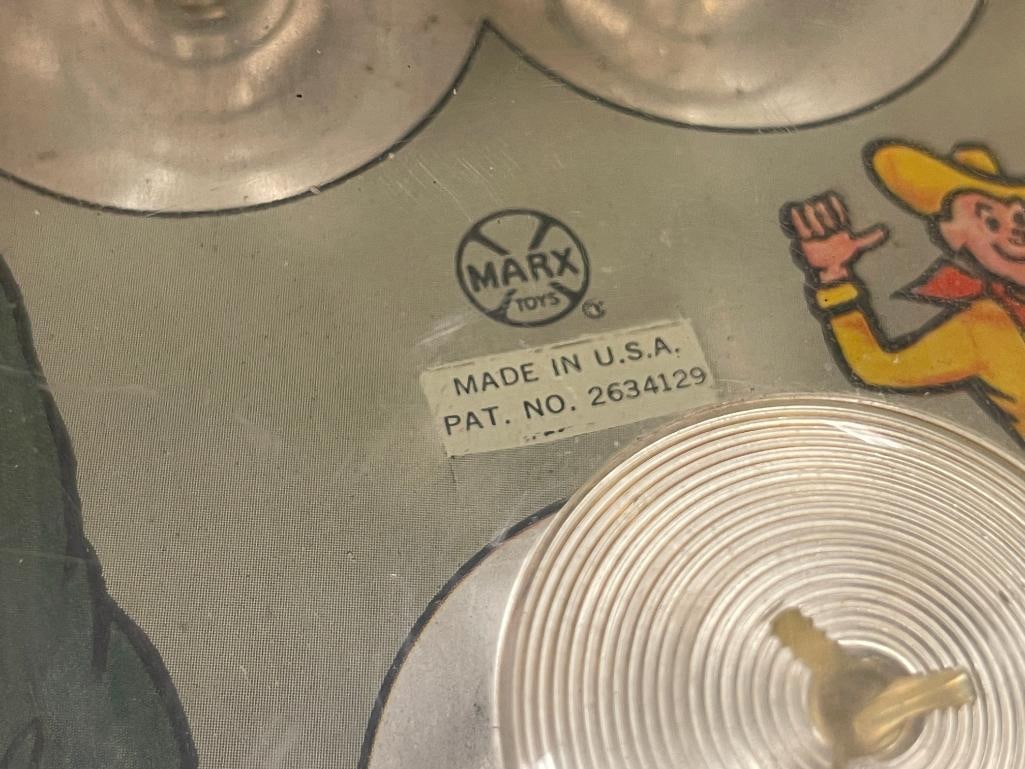 VINTAGE 1970'S MARX TOYS SCORE-O-MATIC ELECTRIC PINBALL VEGAS CASINO THEME TABLETOP MACHINE - 11