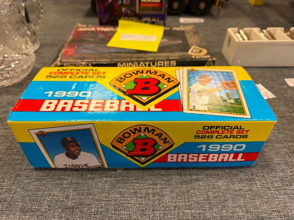 1990 BOWMAN BASEBALL CARD BOX SET - 2
