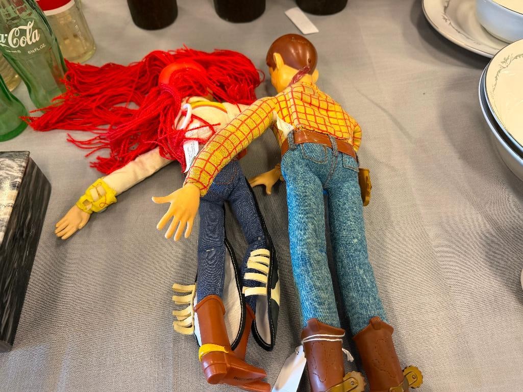DISNEY JESSIE AND WOODY TOY STORY CHARACTER DOLLS - 20