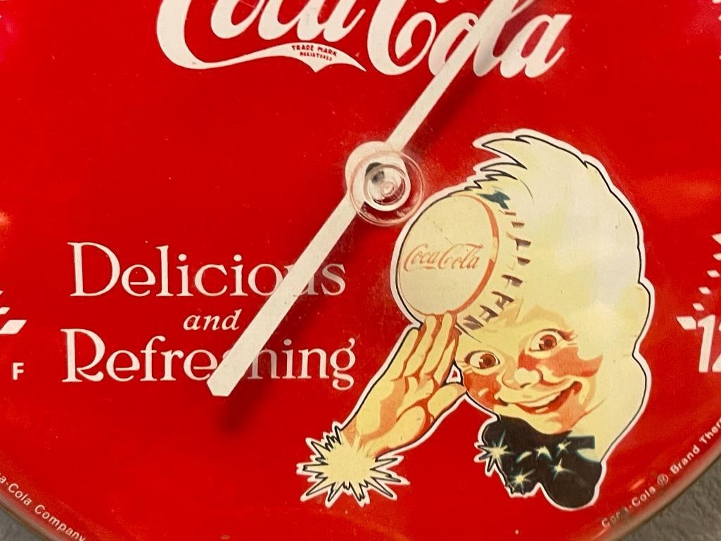 1984 THE TRU TEMP ORIGINAL JUMBO DIAL COCA-COLA THERMOMETER - 3