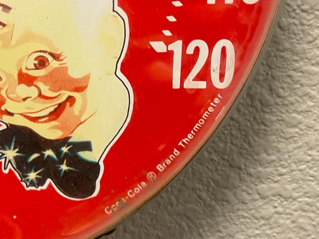 1984 THE TRU TEMP ORIGINAL JUMBO DIAL COCA-COLA THERMOMETER - 4
