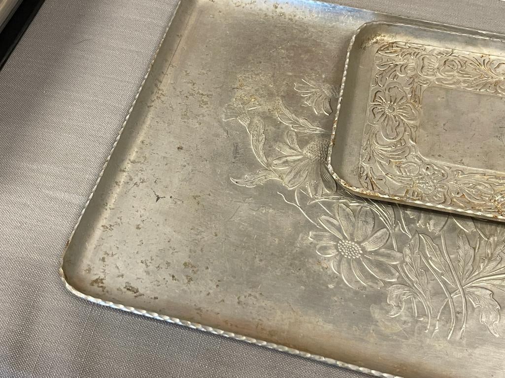 EVERLAST METAL HAND FORGED ALUMINUM SERVING TRAYS - 2