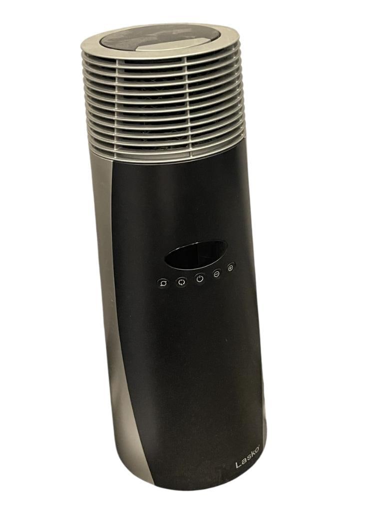 LASKO CT22360 CERAMIC TOWER HEATER IN BLACK AND GREY: TESTED + 22" H 