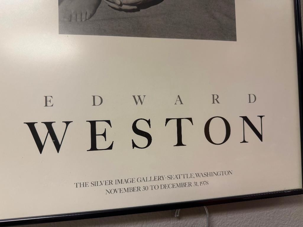 EDWARD WESTON THE SILVER IMAGE GALLERY PRINT SEATTLE, WASHIGTON NOVEMBER 30 TO DECEMBER 31 1978 - 3