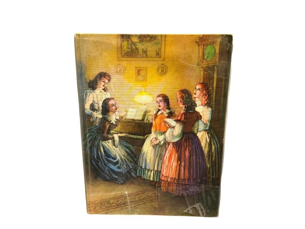 " LITTLE WOMEN " HARDCOVER BOOK BY LOUISA MAY ALCOTT AND ILLUSTRATED BY LOUIS JAMBOR COPYRIGHT 1947: BOOK IS IN GOOD CONDITION WITH SOME WEAR TO INTERIOR OF BINDING 7" X 9" 