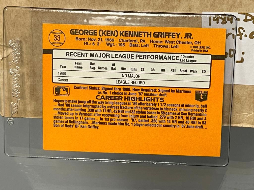 1989 DONRUSS COMPLETE BASEBALL CARD SET INCLUDES ALL CARDS #1-660 - 12